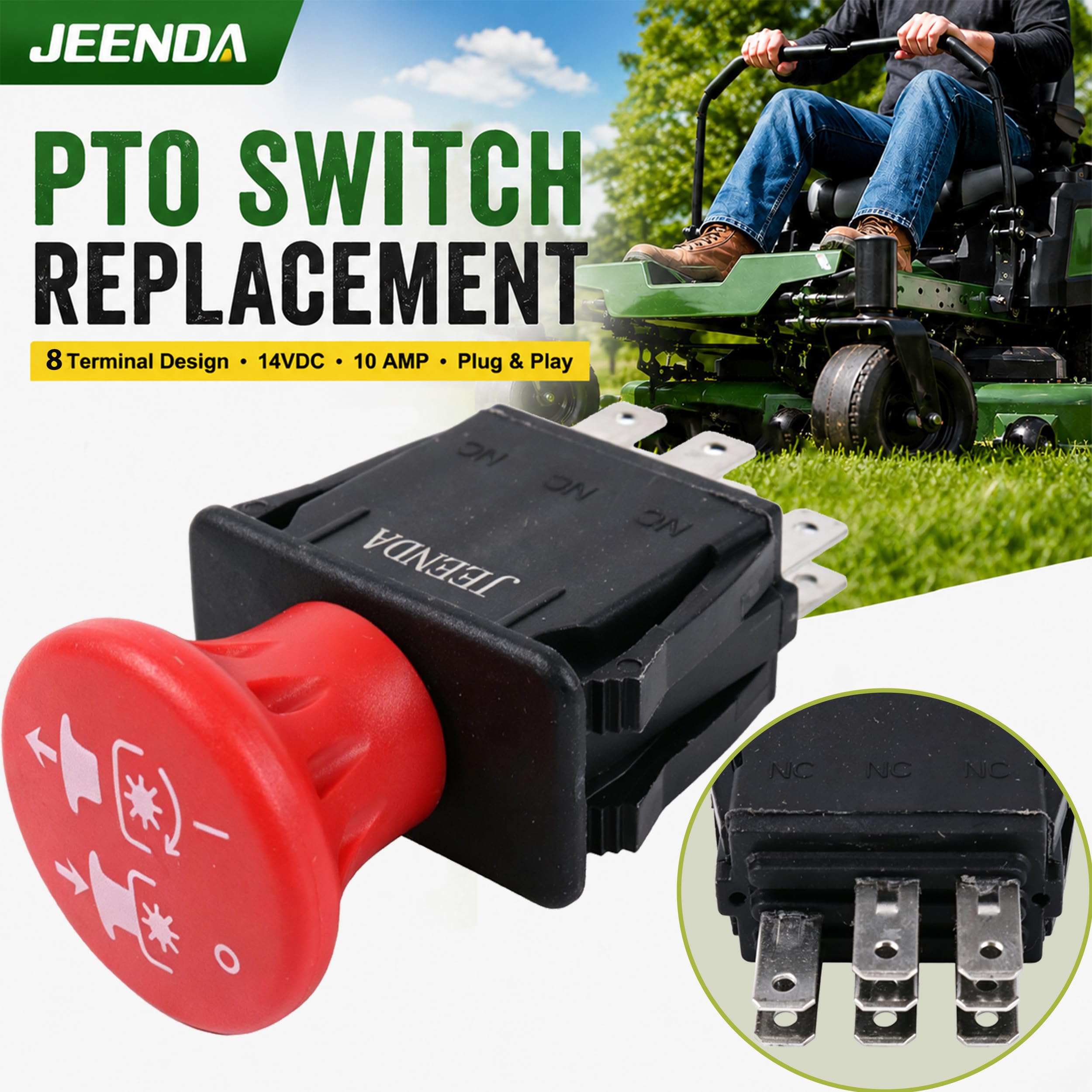 Amazon.com: JEENDA Blade Clutch PTO Switch 771476 776476 相容於
